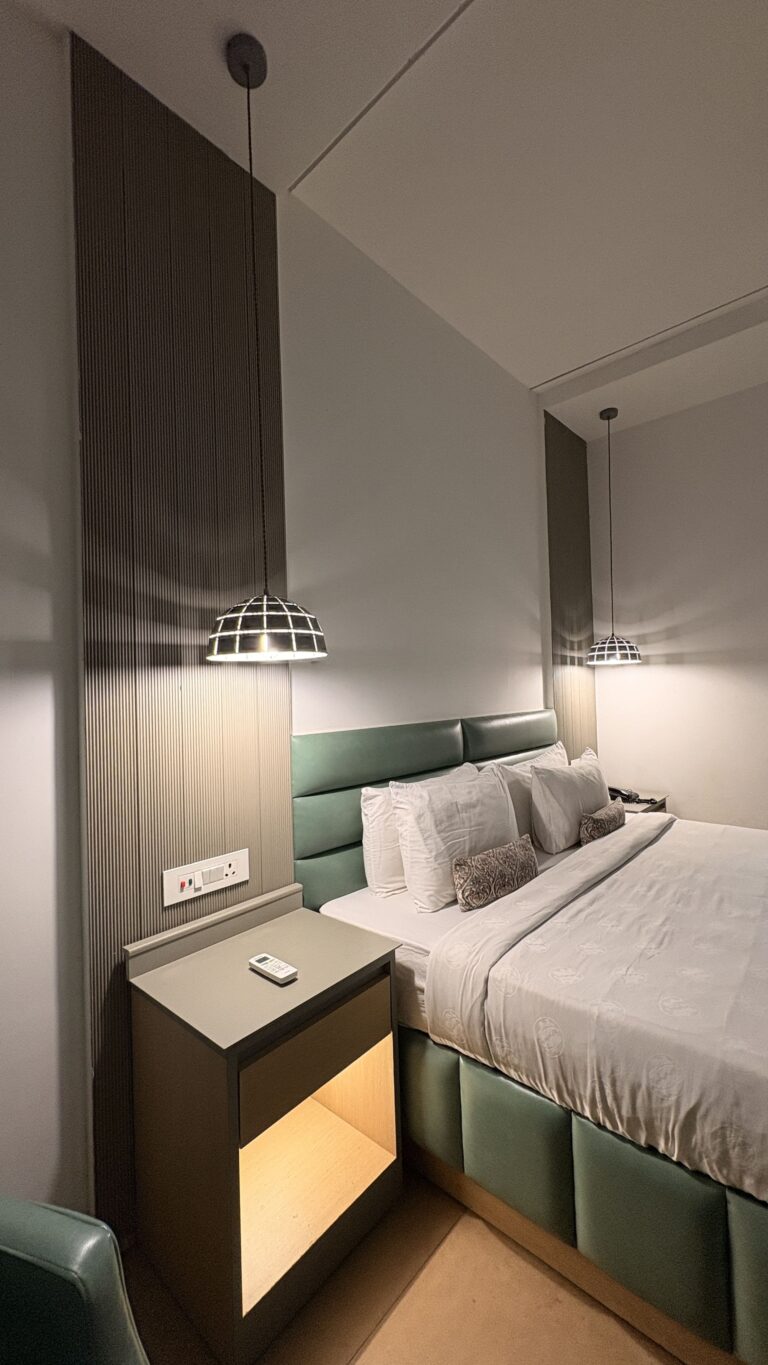 Modern Bedroom The cottage Room at Aarian Woods Resort